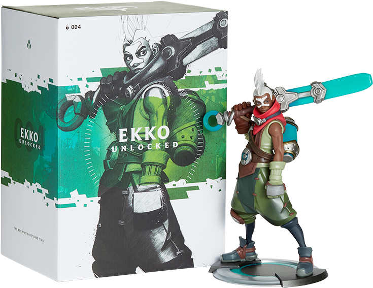 Previous - League Of Legends Ekko Statue Clipart (800x1000), Png Download