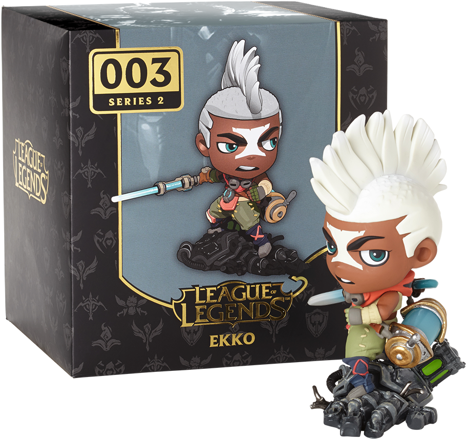 Previous - League Of Legends Ekko Figure Clipart (1000x1016), Png Download