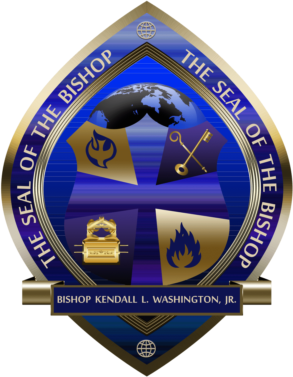 Bishop Seal Design Church Crest Ministry Logo - Church Crest Clipart (1024x1315), Png Download