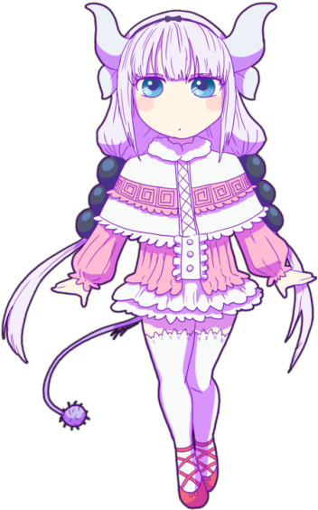 Finally Started Miss Kobayashi's Dragon Maid - Cartoon Clipart (500x647), Png Download