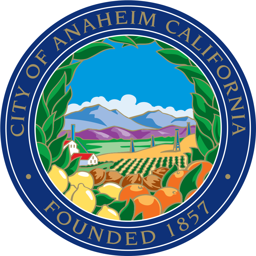 City Of Anaheim - City Of Anaheim Seal Clipart (1024x1024), Png Download