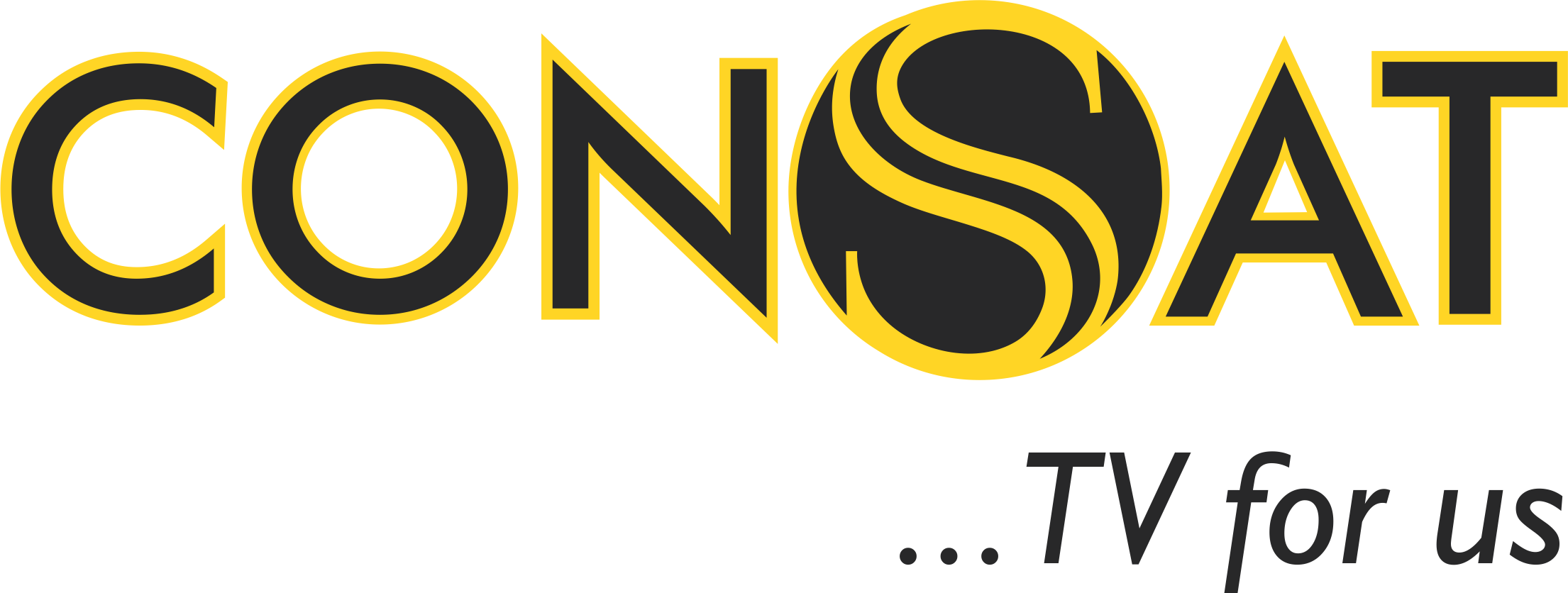 Consat Logo-1 - Christian Cable Tv Providers Clipart (2210x836), Png Download