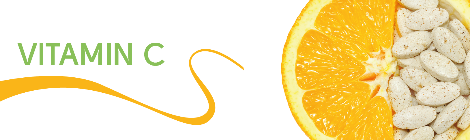 Vitamin C Is A Water Soluble Vitamin Which Can't Be - Vitamin C Transparent Clipart (1629x485), Png Download