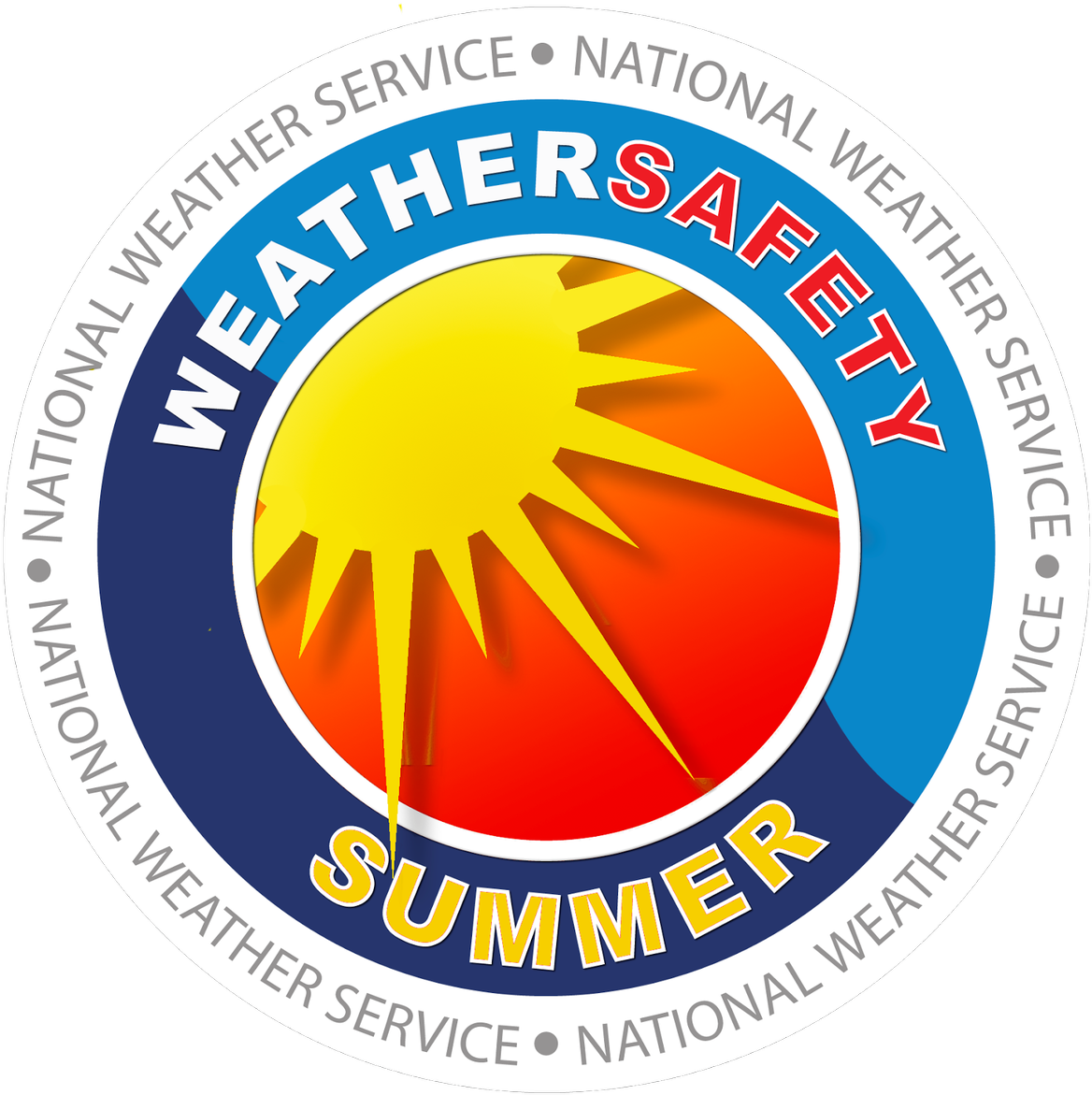 Nwsverified Account - Nws Summer Safety Campaign Clipart (1196x1200), Png Download