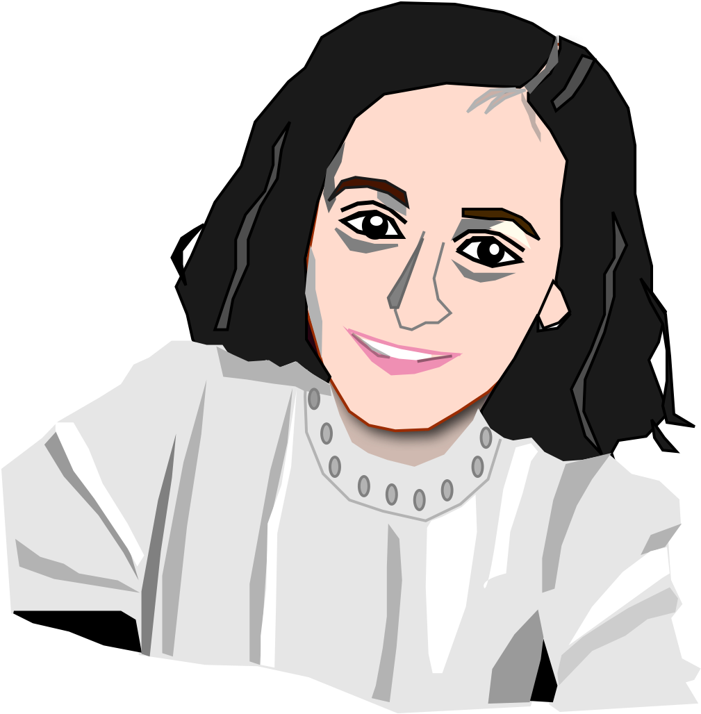 Anne Frank Diary Clipart , Png Download - Cartoon Transparent Png (1009x1028), Png Download