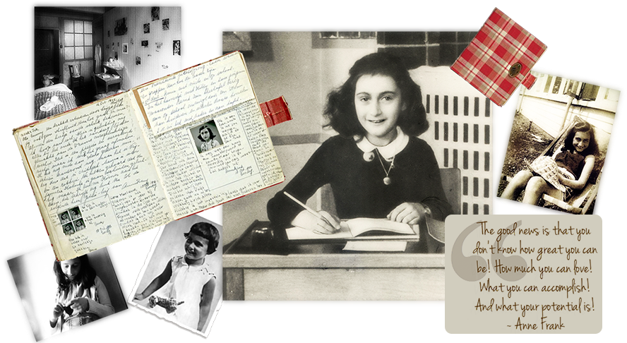 Anne Frank , Png Download - Bergen Belsen Anne Frank Clipart (888x486), Png Download