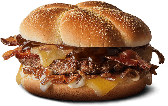 For A Limited Time Only, To Celebrate The Launch Of - Bbq Bacon Lovers Maccas Clipart (649x573), Png Download