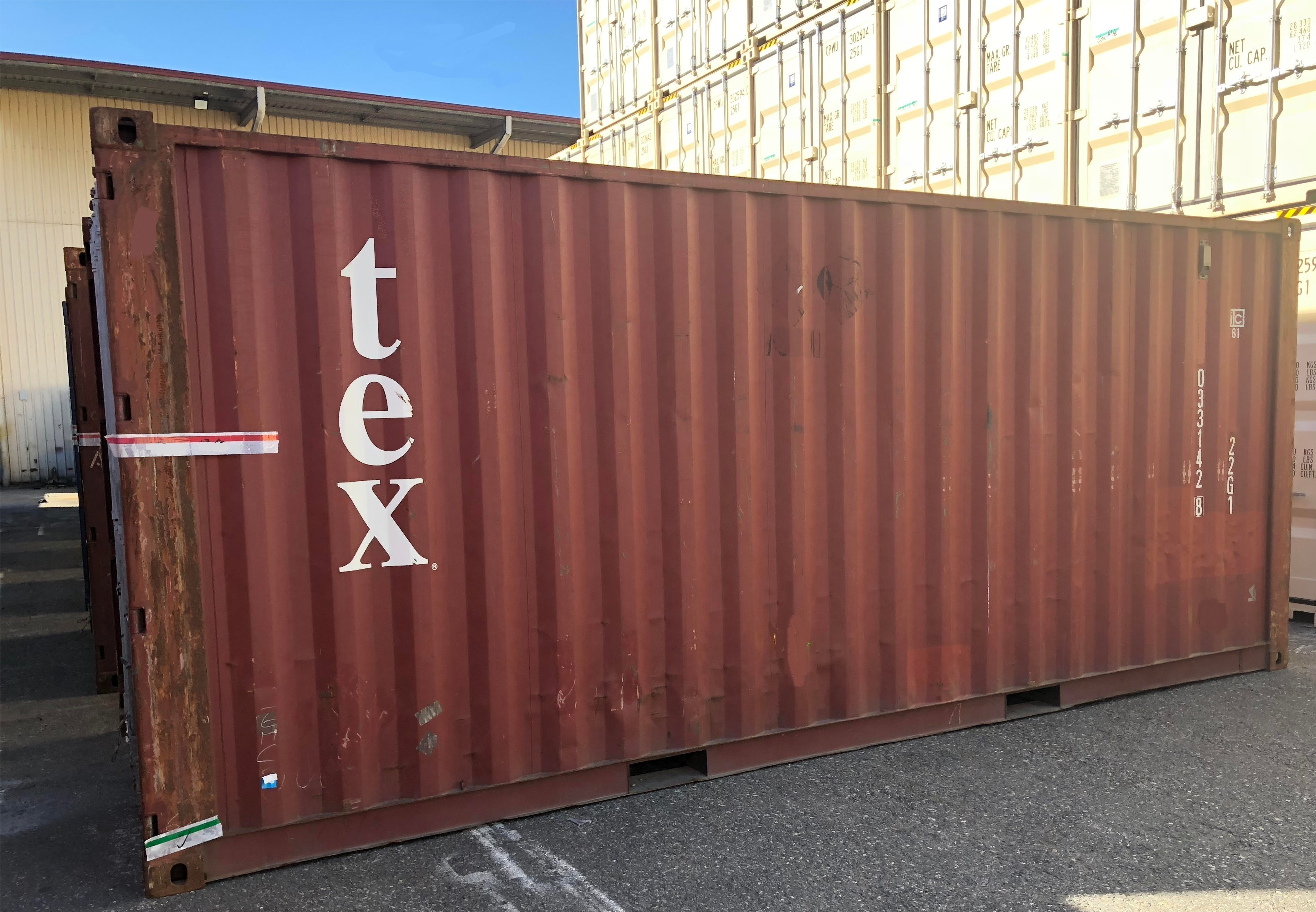 20 Foot Cargo Worthy Shipping Container - Shipping Container Clipart (3950x3950), Png Download