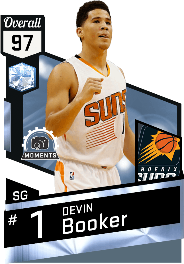 Devin Booker - Nate Archibald Nba 2k17 Clipart (651x941), Png Download