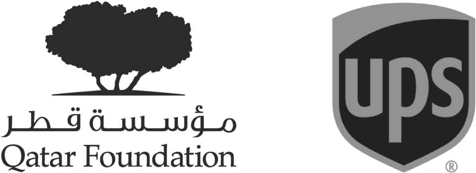 Client Mob - Qatar Foundation Qatar Logo Clipart (1400x530), Png Download