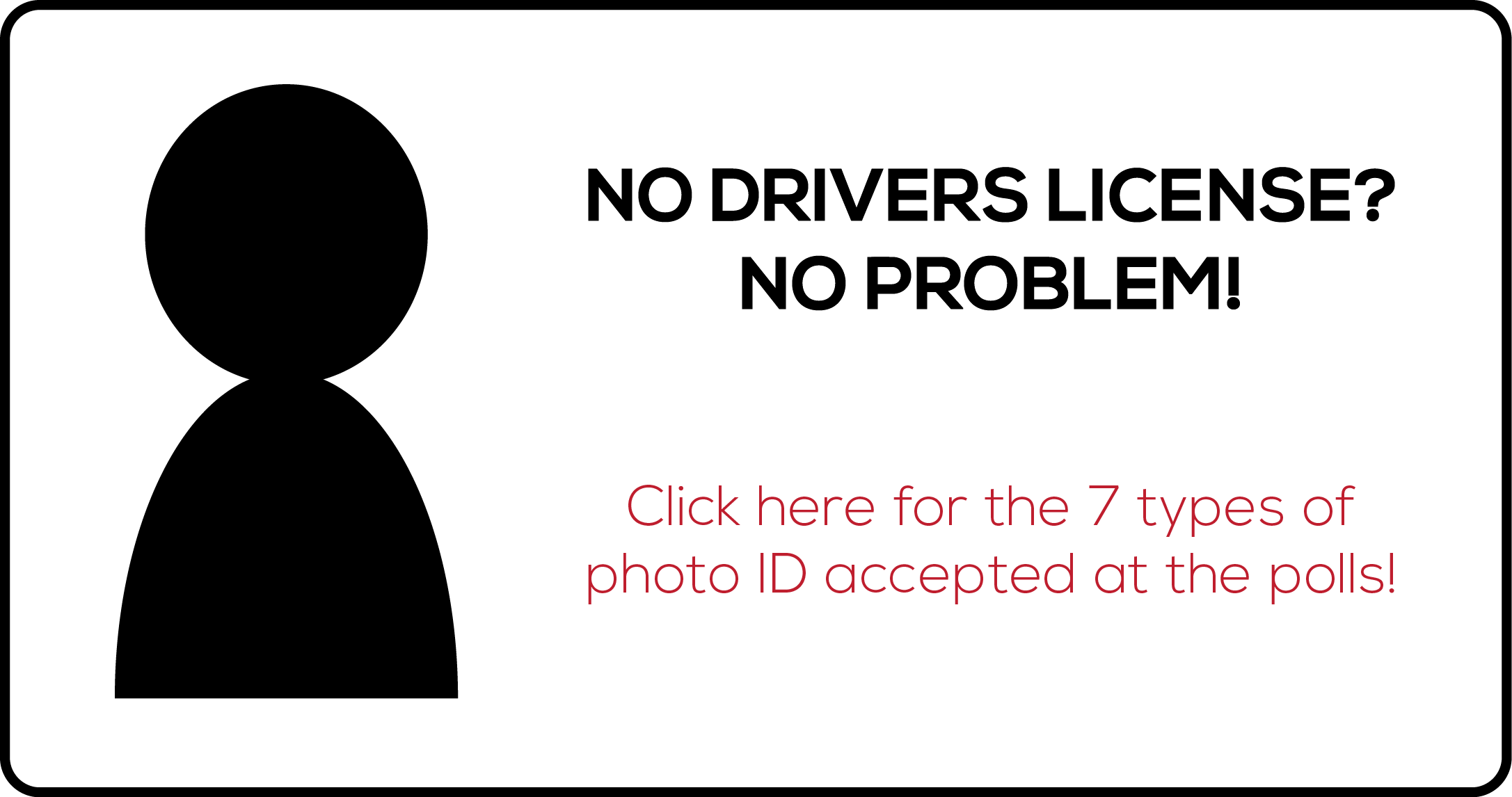 Click Here For Early Voting Locations - Circle Clipart (2173x1146), Png Download