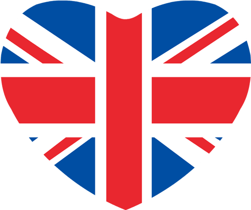 Heart Clip Art For Teachers - Uk Flag In Heart - Png Download (600x630), Png Download