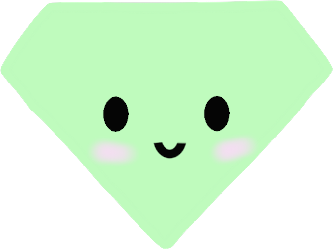 Diamond Icon Png - Cartoon Clipart (678x507), Png Download