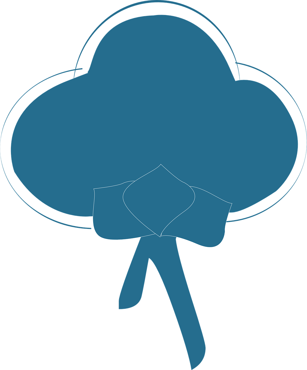 Symbol Cotton Fabric Flower Png Image - Simbolo Del Algodon Clipart (1065x1280), Png Download