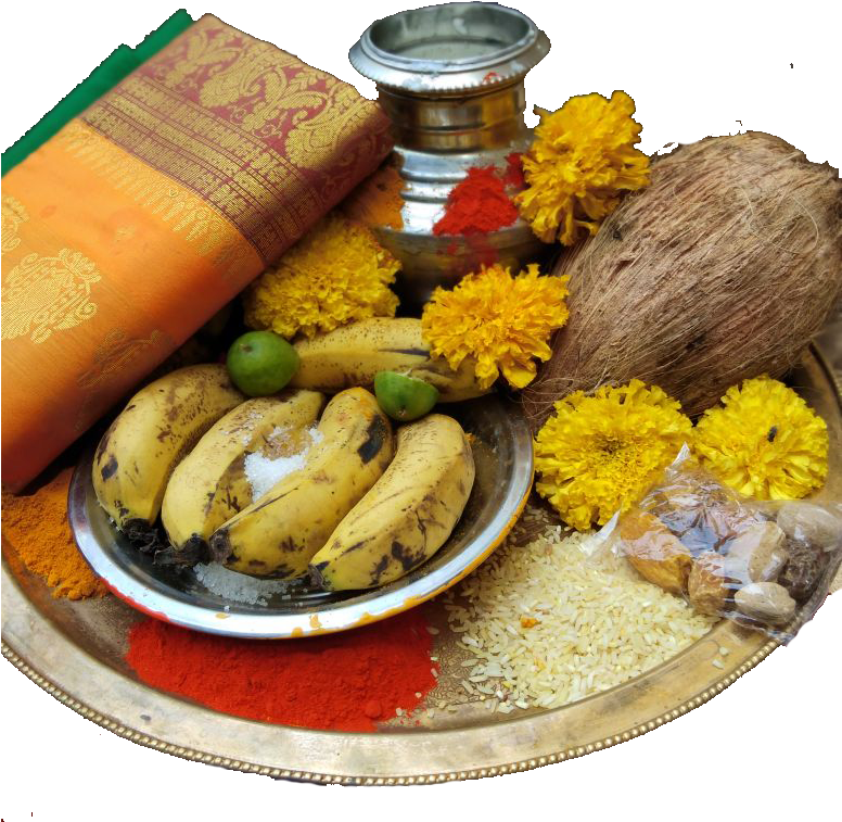 Pooja Thali - Puja Thali Pooja Thali Png Clipart (775x793), Png Download