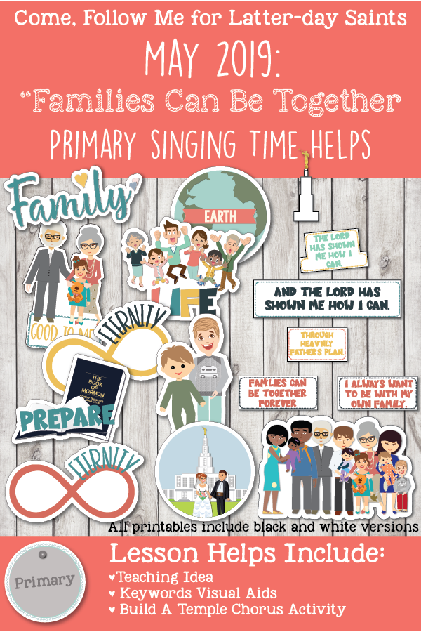 Come, Follow Me For Primary-2019 May Singing Time - Poster Clipart (600x900), Png Download