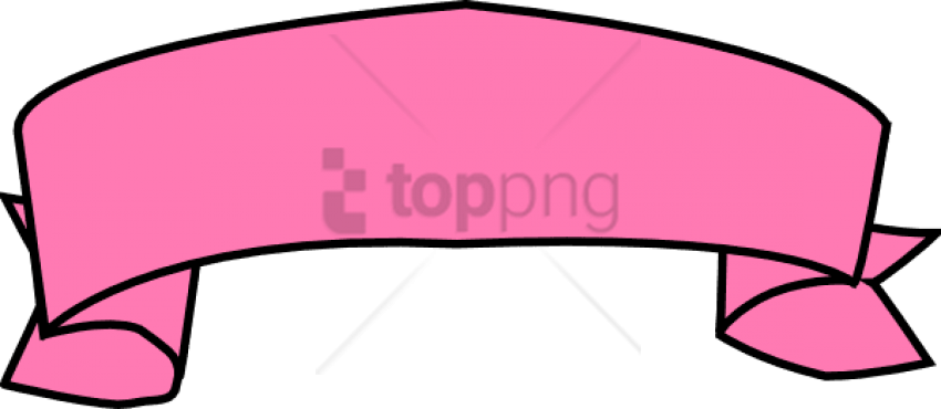Banner Blanco Y Negro Png Image With Transparent Background - Pink Banner Transparent Background Clipart (850x370), Png Download