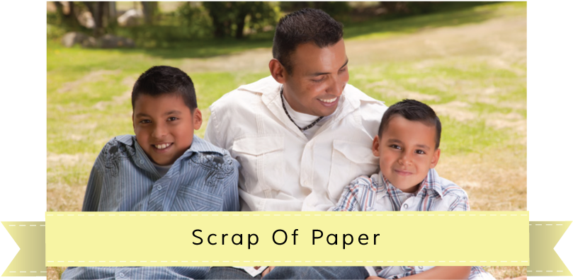 Recently I Found A Scrap Of Paper On Which I Had Written, - Father Clipart (810x403), Png Download