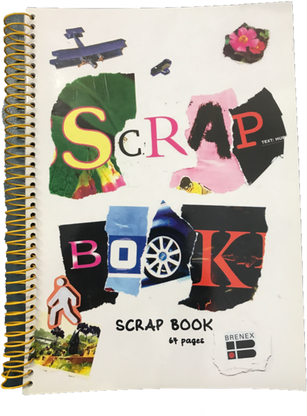 Scrap Book 64 Pages Spiral - Poster Clipart - Large Size Png Image - PikPng