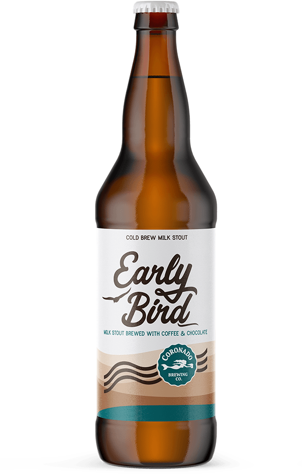 Early Bird Cold Brew Milk Stout Makes Seasonal Return - Coronado Early Bird Stout Clipart (1080x1080), Png Download