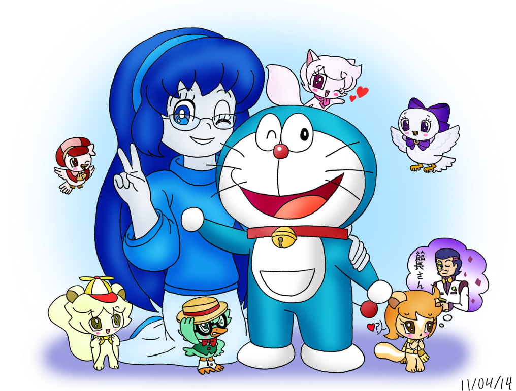 Doraemon Transparent Small - Mini Doraemon Clipart (1024x770), Png Download