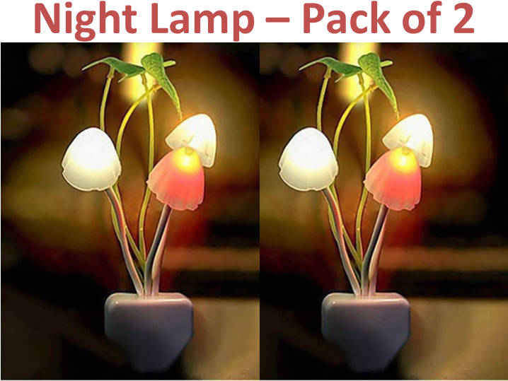 Bentag Automatic Sensor Mushroom Decorative Light Night - Night Lamp Clipart (717x575), Png Download