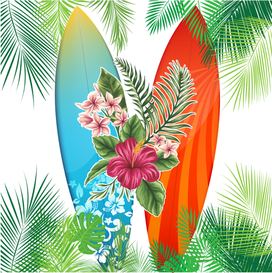 #hawaii #tabla #marco @mtobon #surf #surfing Clipart (1024x1024), Png Download