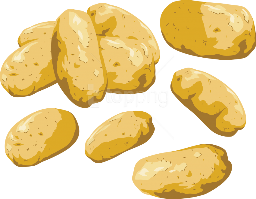 Download Potato Clipart Png Photo - Transparent Background Potato Clipart Png (850x663), Png Download