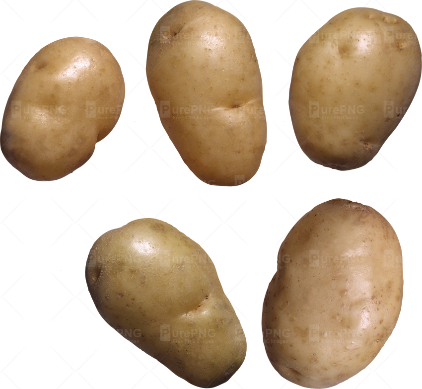 Potato Clipart Brown Potato - Clear Background Potato Transparent - Png Download (850x783), Png Download