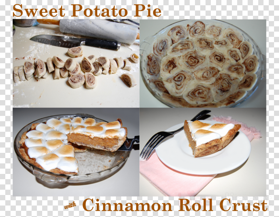 Crust Clipart Sweet Potato Pie Cinnamon Roll Waffle - Cheesecake - Png Download (900x700), Png Download