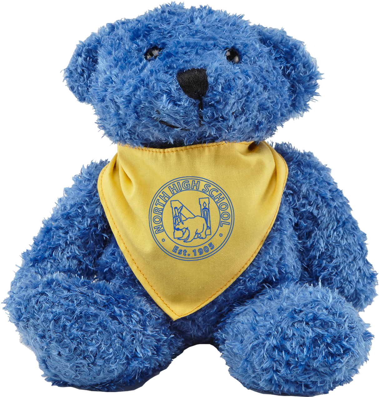 6110 Color Bear Blue - Blue Cobalt Bear Clipart (1500x1500), Png Download