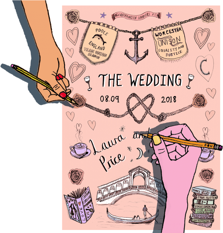 Bespoke Wedding Invites - Panties Clipart (1024x768), Png Download
