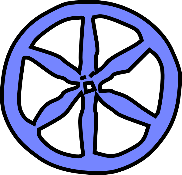 Wheel Clipart - Png Download (600x578), Png Download
