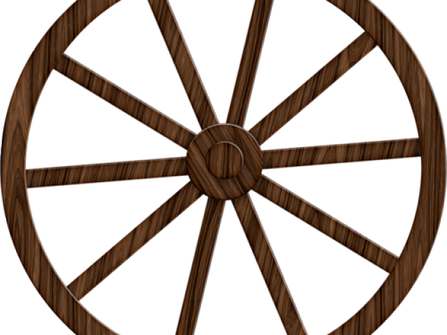 Cowboy Wheel Clipart (640x480), Png Download