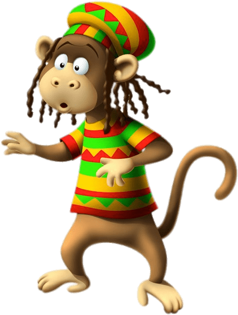 Zigby Character Monkey - Zigby Characters Clipart (600x796), Png Download