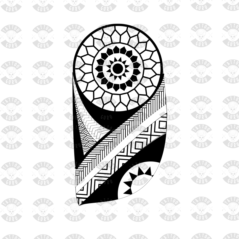 Tattoo Maori Oberarm - Upper Arm Tattoo Maori Clipart (792x792), Png Download