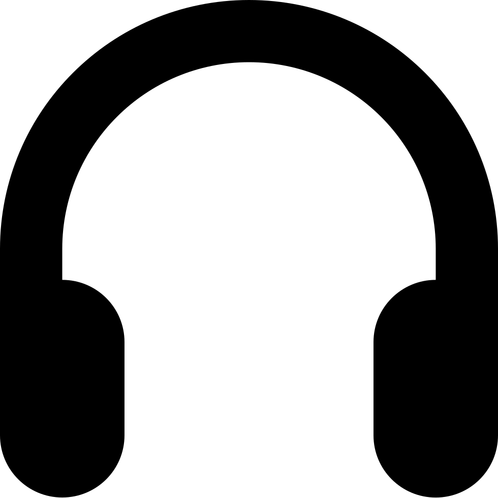 Earphone Line Comments - Headphones Icon Png Clipart (980x981), Png Download