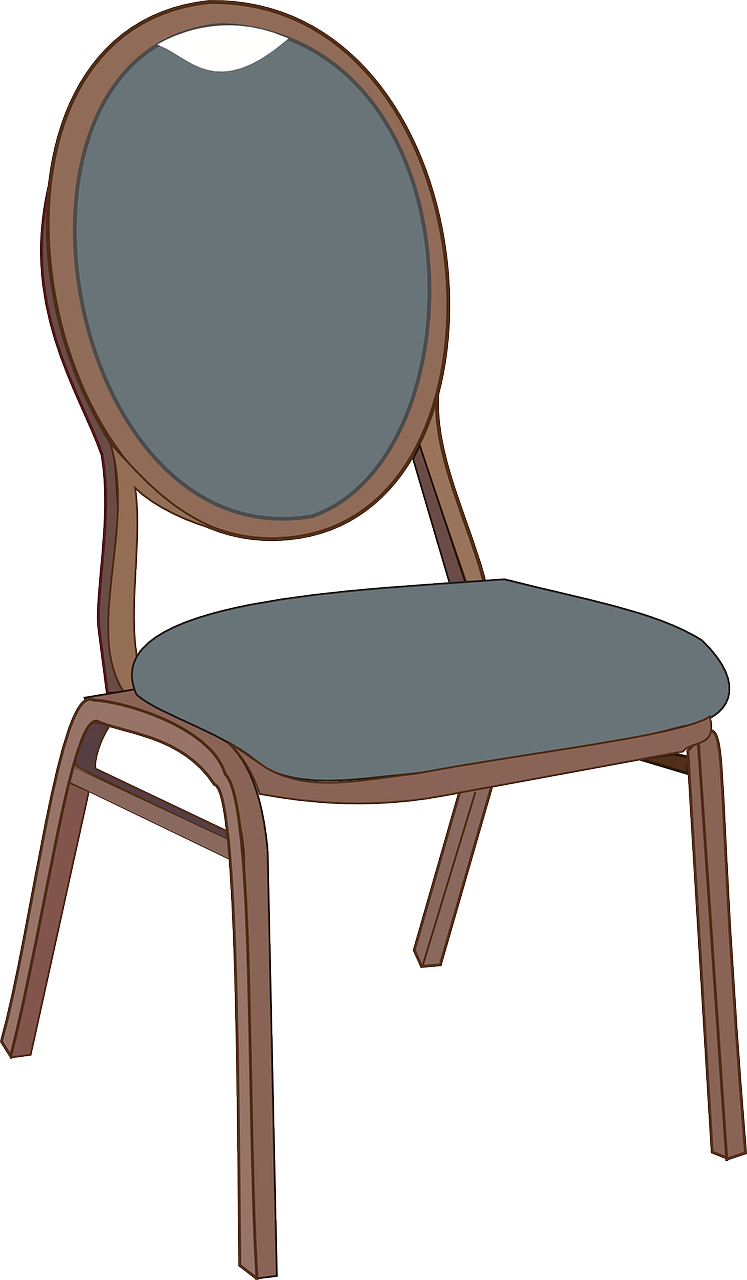 Table Garden Furniture Transprent - Standard Banquet Chairs Clipart (747x1280), Png Download