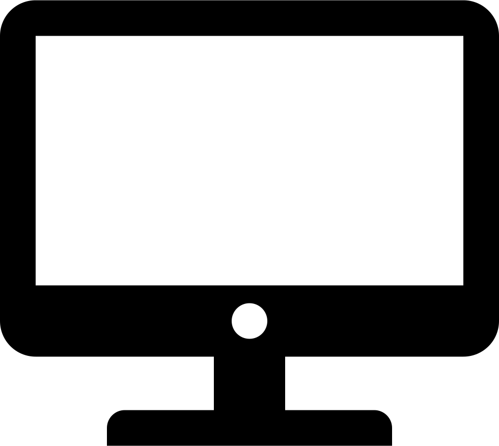 Png File Svg - Monitor Icon Png Clipart (980x876), Png Download
