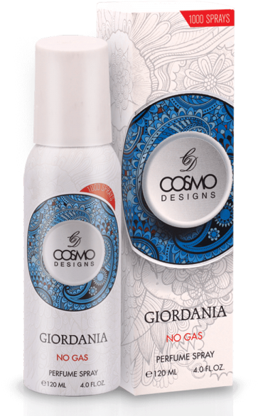 Giordania Body Spray 120ml By Cosmo Designs - Cosmo Body Spray Clipart (600x600), Png Download