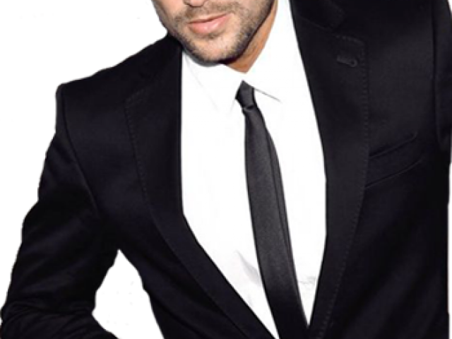 Black Suit For Men Clipart (640x480), Png Download