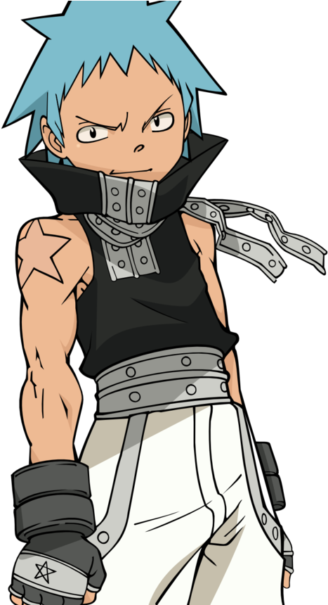 Black Star By Mike Rmb-d5g52fa - Black Star Soul Eater Clipart (467x860), Png Download
