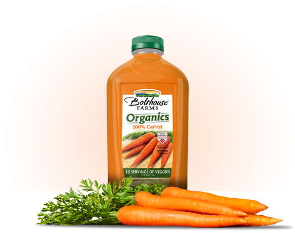 Organic Carrot Juice - Bolthouse Farms Clipart (602x556), Png Download