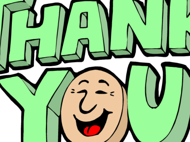 Thank You Clipart Student - Thank You - Png Download (640x480), Png Download