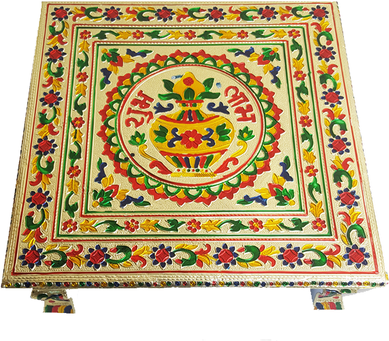 Gold Meena - Motif Clipart (600x600), Png Download