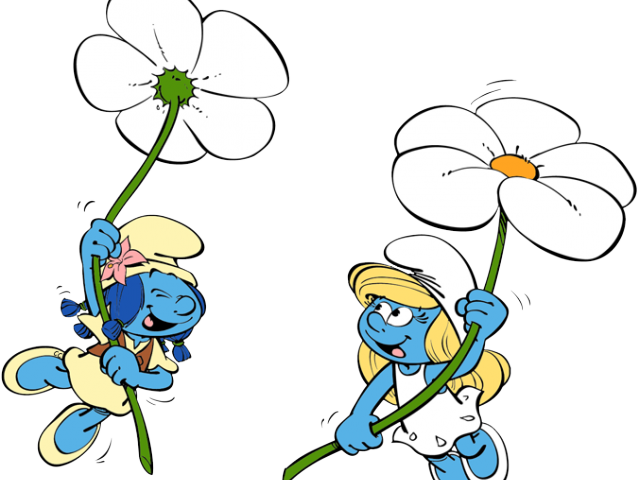 Smurfs Clipart Flower - Smurfs: The Lost Village - Png Download (640x480), Png Download
