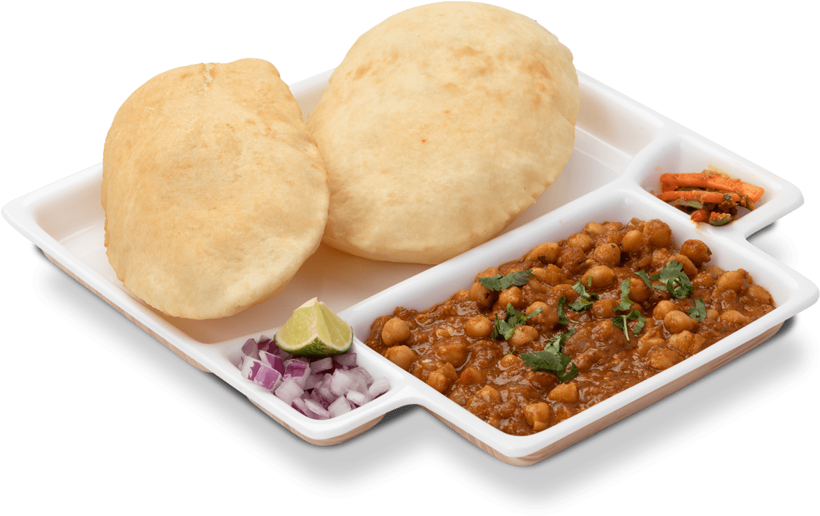 Chole Bhature Png Clipart (1280x768), Png Download