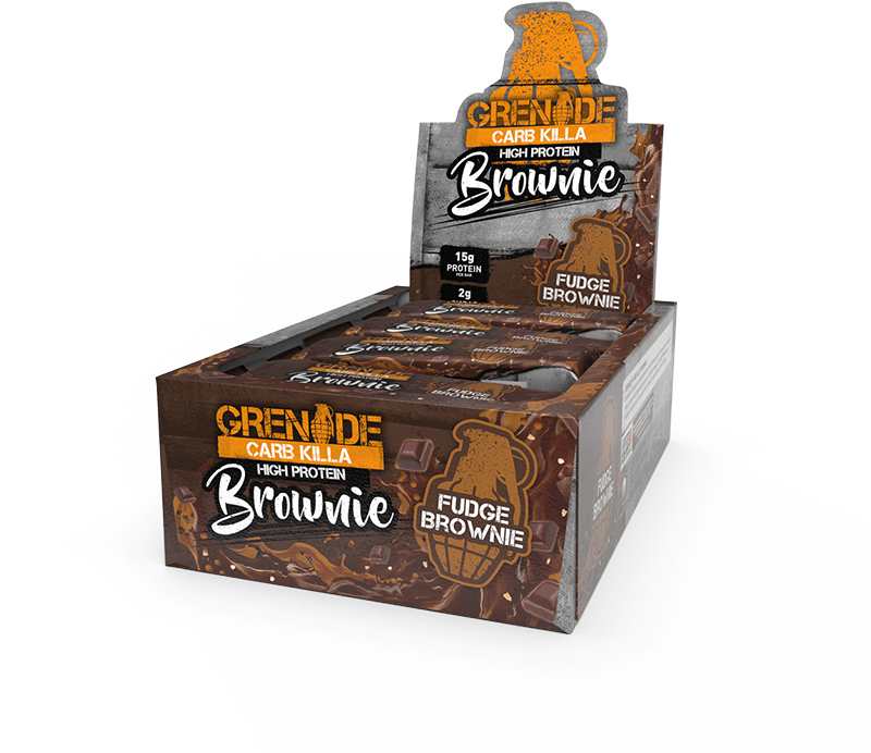 Carb Killa® Brownie - Grenade Carb Killa Fudge Brown Label Clipart (800x800), Png Download