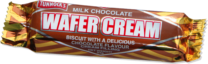 Wafer Cream Biscuit - Tunnocks Wafer Cream Clipart (750x750), Png Download