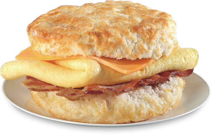 Bacon, Egg And Cheese Biscuit - Bacon, Egg And Cheese Sandwich Clipart (750x550), Png Download